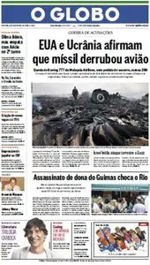  O Globo - 18 de julho de 2014 - Sexta