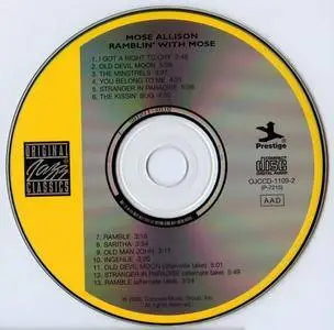 Mose Allison - Ramblin' With Mose (1958) {Prestige OJCCD-1109-2 rel 2005}