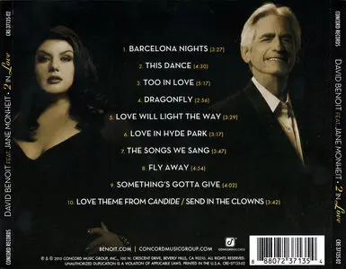 David Benoit featuring Jane Monheit - 2 In Love (2015)