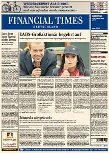 Financial Times Deutschland am 02. Oktober 2012