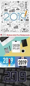 Vectors - Business 2019 Year Backgrounds