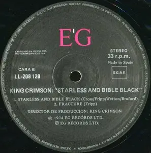 King Crimson – Starless and Bible Black {SP Reissue} Vinyl Rip 24/96