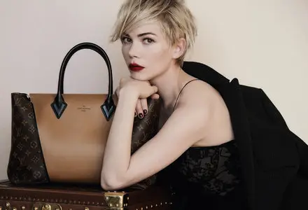 Michelle Williams by Peter Lindbergh for Louis Vuitton Handbag Campaign Fall 2013