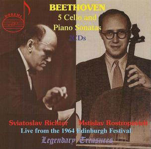 Mstislav Rostropovich, Sviatoslav Richter - Beethoven: 5 Cello & Piano Sonatas (1999)