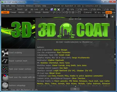 3D-Coat 4.0.09 Multilingual (x86/x64)