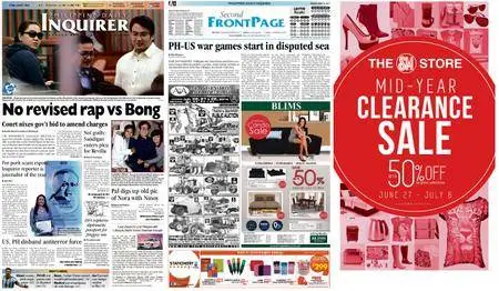 Philippine Daily Inquirer – June 27, 2014