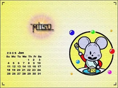 For Kids - Desktop Calendar 2009