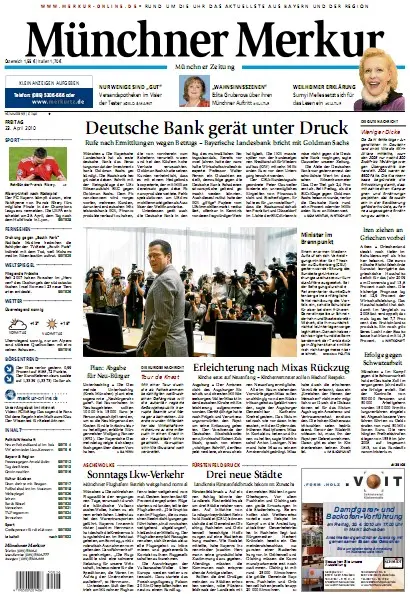 Münchner Merkur vom 23. April 2010