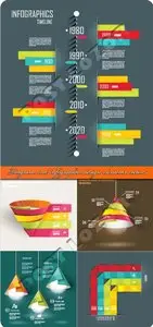 Diagram and infographics design elements vector 4
