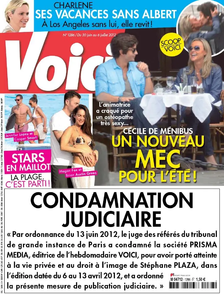 Voici N ° 1286 du 30 Juin au 6 Juillet 2012