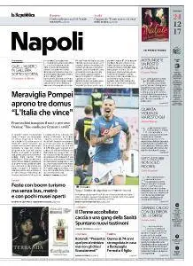 la Repubblica Napoli - 24 Dicembre 2017