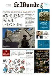 Le Monde du Mercredi 19 Juillet 2017