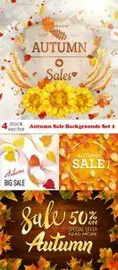 Vectors - Autumn Sale Backgrounds Set 2