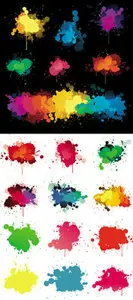 Paint Splashes Vector