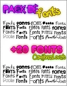 Pack de Fonts 