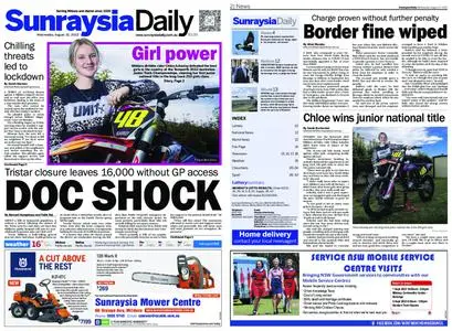 Sunraysia Daily – August 31, 2022
