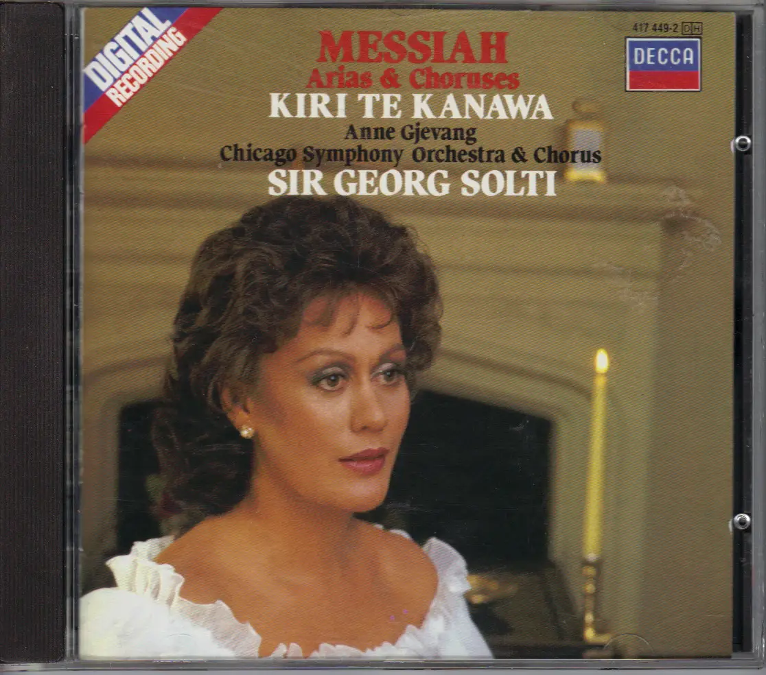 Handel Messiah Sir Georg Solti. Kiri te Kanawa. Кири те канава журнал Англия.