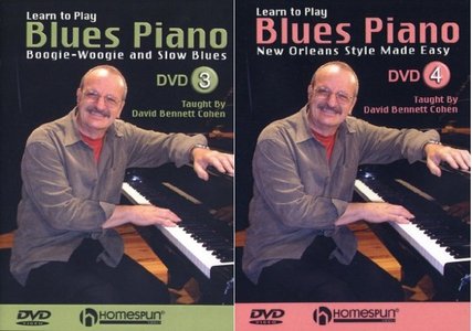 David Bennett Cohen - Learn To Play Blues Piano (DVD#3 & DVD#4) [Repost]