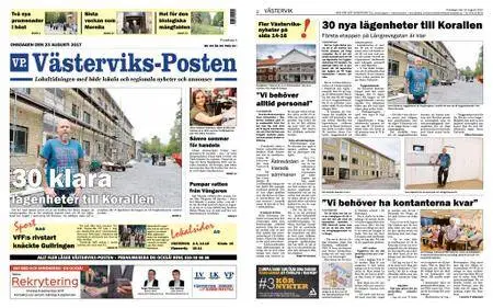 Västerviks-Posten – 23 augusti 2017