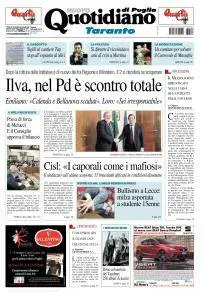 Quotidiano di Puglia Taranto - 28 Aprile 2018
