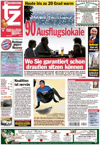 TZ München Wochenendausgabe vom 20./21. März 2010