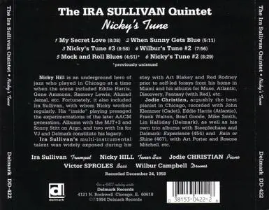 Ira Sullivan - Nicky's Tune (1958) {Delmark DD-422 rel 1994}