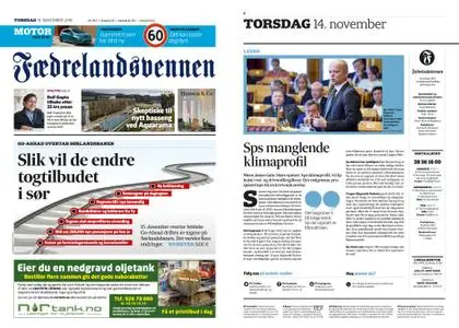 Fædrelandsvennen – 14. november 2019