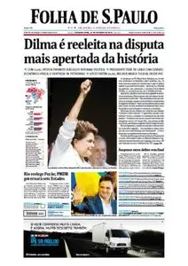 Folha de São Paulo - 27 de outubro de 2014 - Segunda 