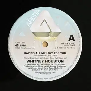 Whitney Houston - Saving All My Love for You (1985) 24-Bit/96-kHz Vinyl Rip