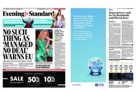 London Evening Standard – December 19, 2018