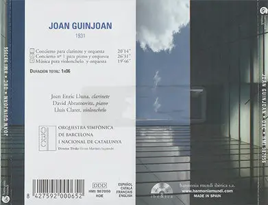 Joan Guinjoan - Clarinet, Piano and Cello Concertos [Harmonia Mundi HMI 987056] (2004)