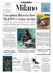 la Repubblica Milano - 4 Novembre 2021