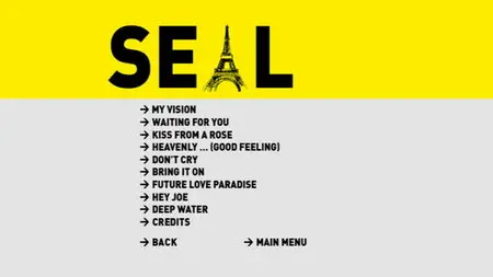 Seal - Live In Paris (2005) (DVD + CD)