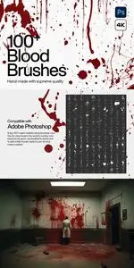 110 Blood Brushes for Photoshop [4K]