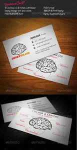 Graphicriver Juicy Brain Business Card