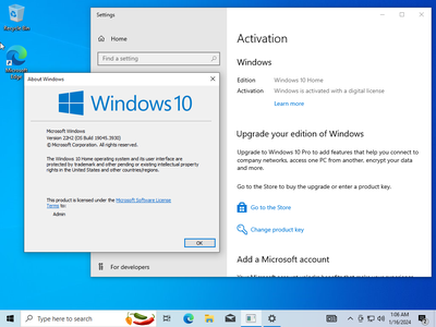 Windows 10 22H2 build 19045.3930 AIO 16in1 Preactivated (x64) Multilingual January 2024