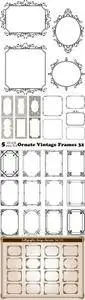 Vectors - Ornate Vintage Frames 32