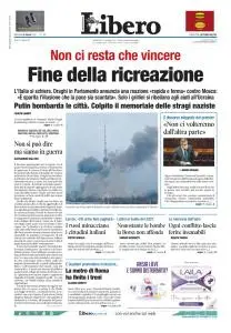 Libero - 2 Marzo 2022