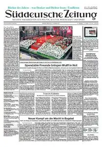 Süddeutsche Zeitung vom Mittwoch, 21. Dezember 2011