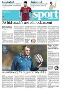 The Guardian Sports supplement  17 November 2017