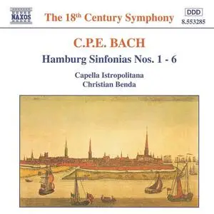 Christian Benda, Capella Istropolitana - Carl Philipp Emanuel Bach: Hamburg Sinfonias 1-6 (1997)