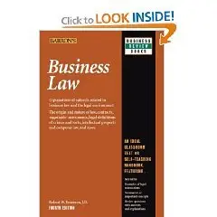 Business Law (Barron's Business Review Series)