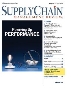 Supply chain Management Review - March/April 2010