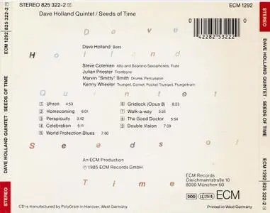 Dave Holland Quintet - Seeds of Time (1985) {ECM 1292}