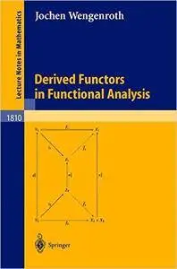 Jochen Wengenroth - Derived Functors in Functional Analysis (Lecture Notes in Mathematics)