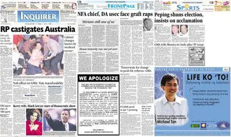Philippine Daily Inquirer – July 29, 2004