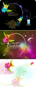 Vectors Floral Backgrounds