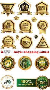 Vectors - Royal Shopping Labels