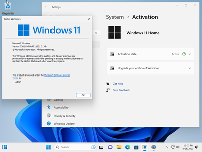 Windows 11 AIO 16in1 22H2 Build 22621.2134 (No TPM Required) Preactivated Multilingual August 2023