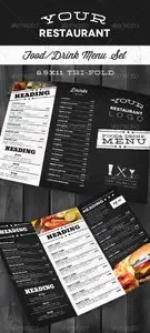 GraphicRiver Modern Restaurant Menu Set